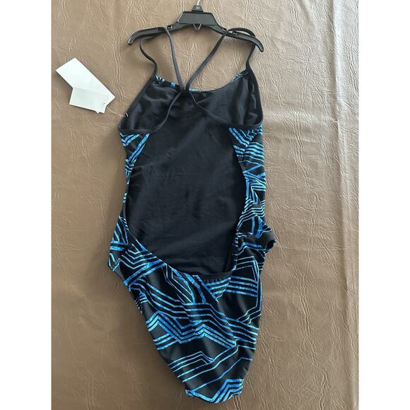TYR The Finals Women's Swanback Athletic One Piece Swimsuit Size 38 - Picture 2 of 3